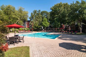 our apartments offer a swimming pool at Elme Druid Hills, Atlanta, GA 30329